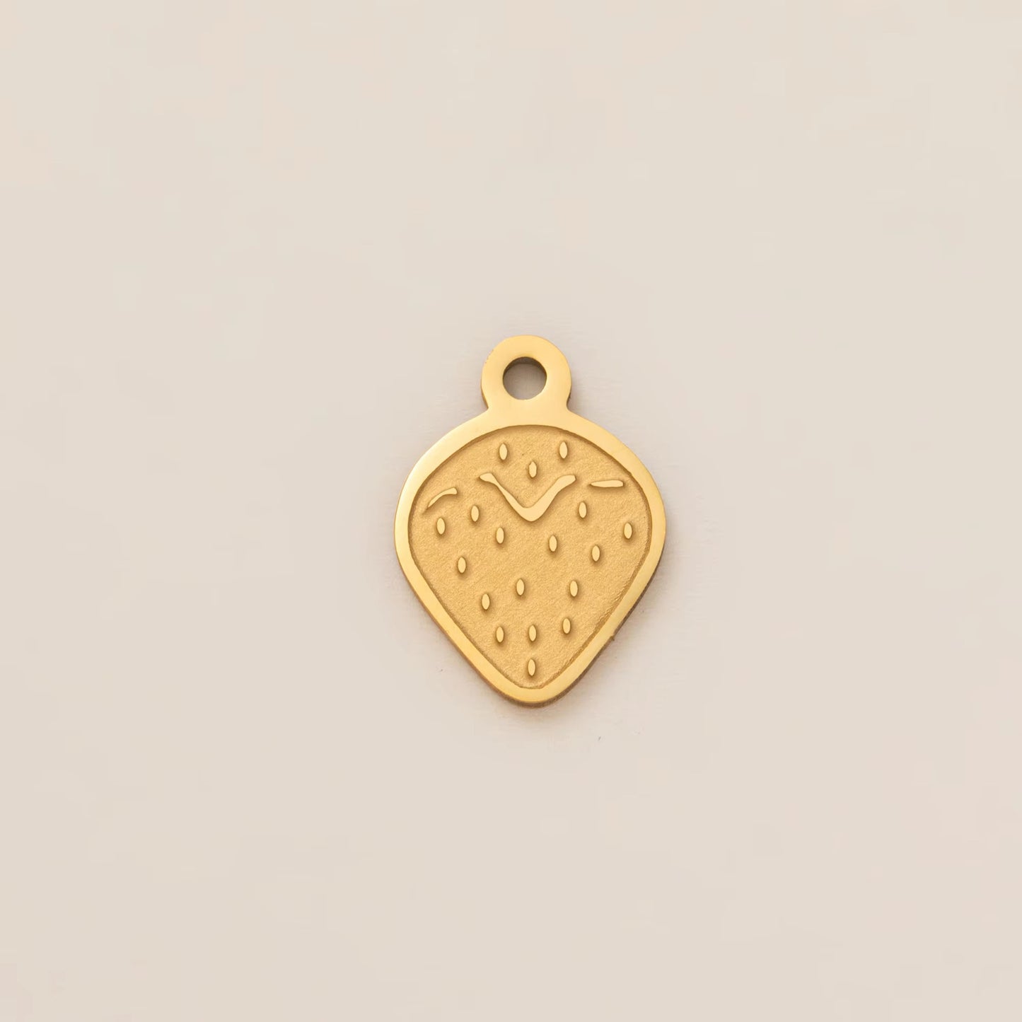 Vintage Drip Oil Food Pattern PVD Stainless Steel Charm Bar