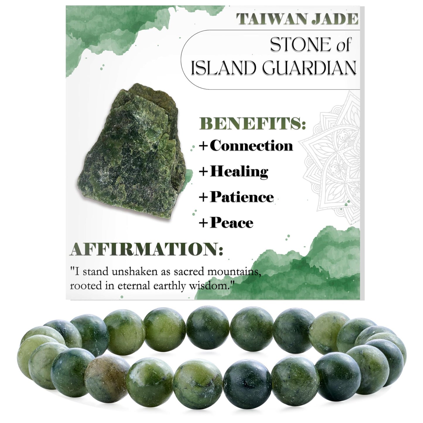 8mm Natural Agate and White Turquoise Round Beaded Stretch Bracelet Unisex Geometric Handmade Jewelry
