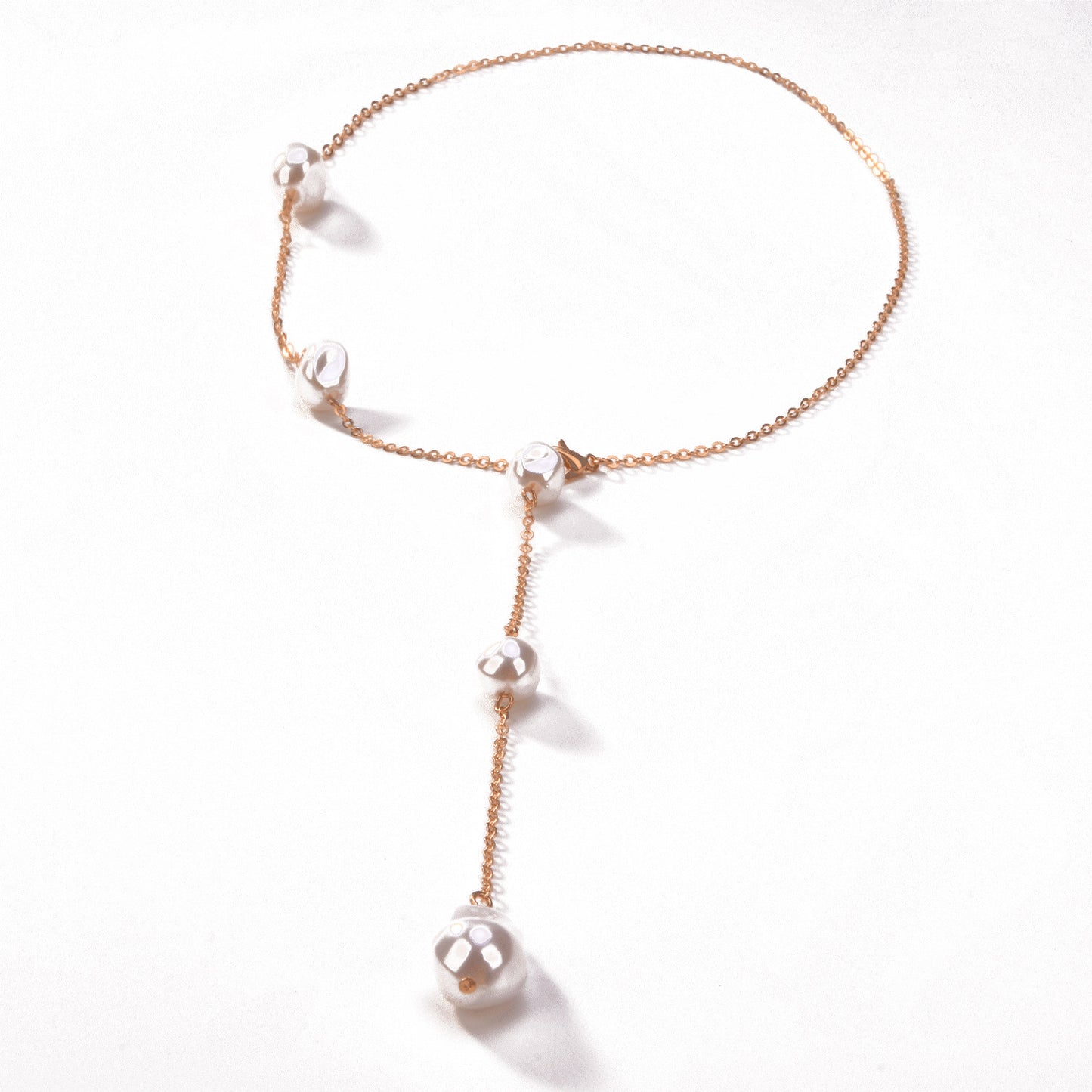 Vintage Hip Hop Style Geometric Pendant Necklace for Women with Alloy Pendant and Plated Finish