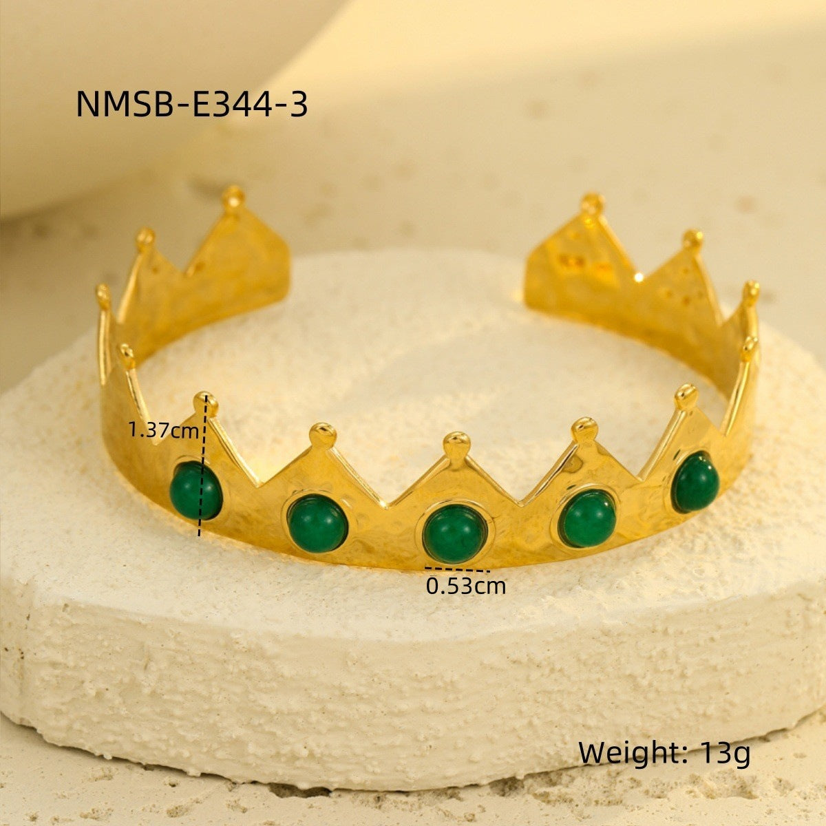 Pulsera de moda minimalista de acero de titanio para mujer con incrustaciones de piedra natural y perlas, brazalete de acero inoxidable electrochapado
