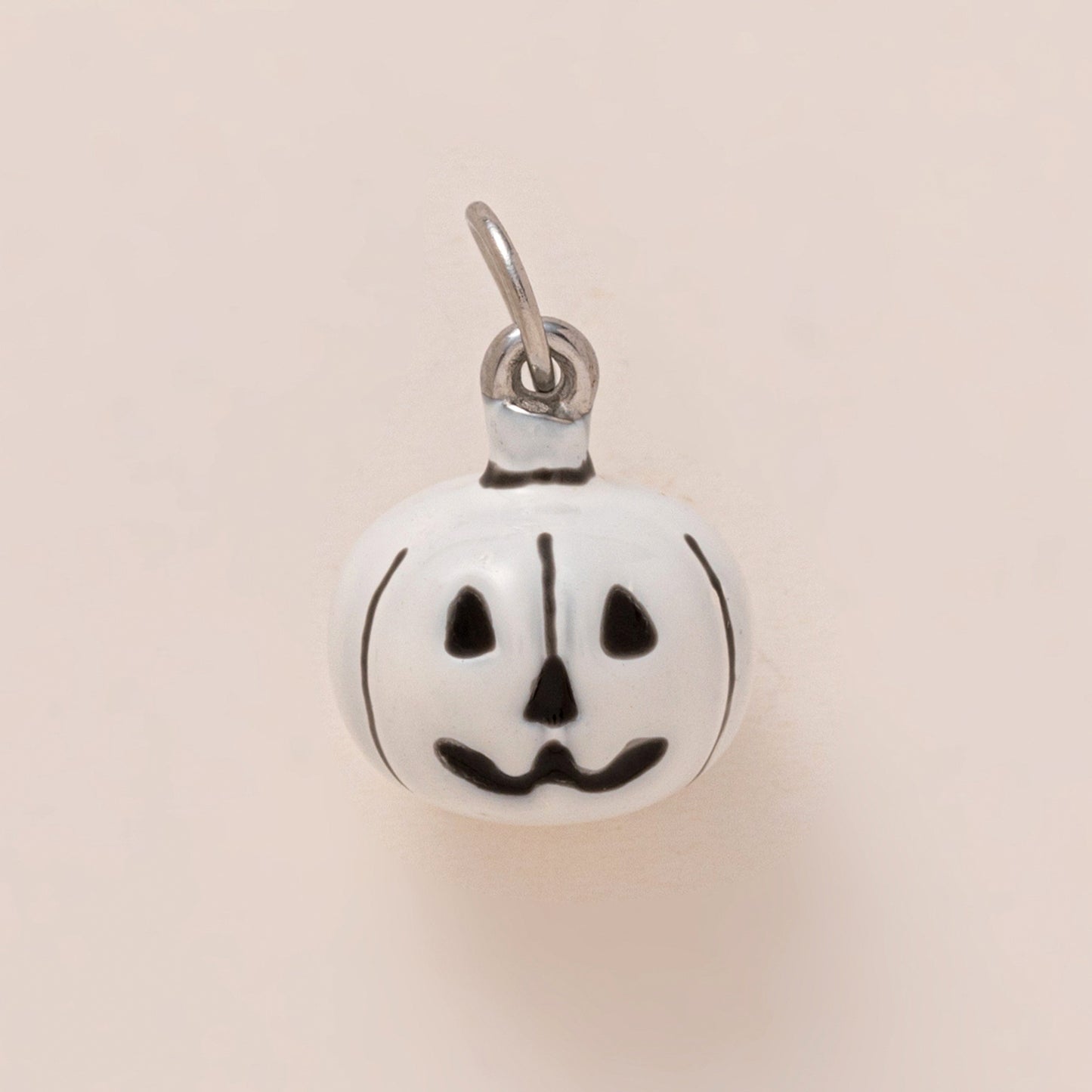 Vintage 18K Gold Plated Stainless Steel Round Pumpkin Charm Bar