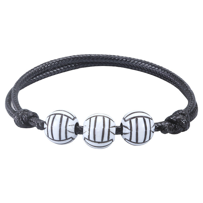 Sporty Unisex Resin Braided Bracelet