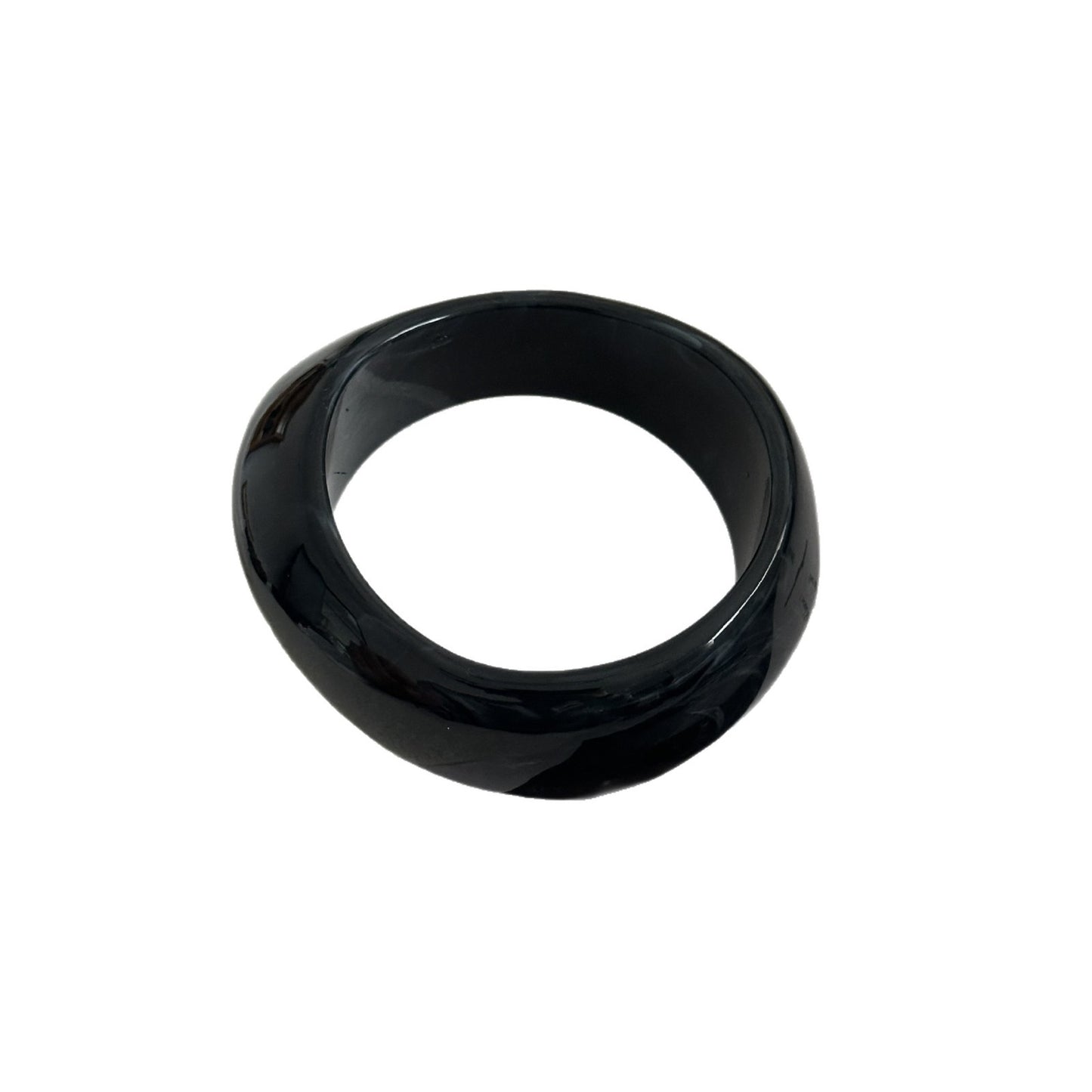 Vintage Gradient Square Acrylic Cuff Bracelet for Women