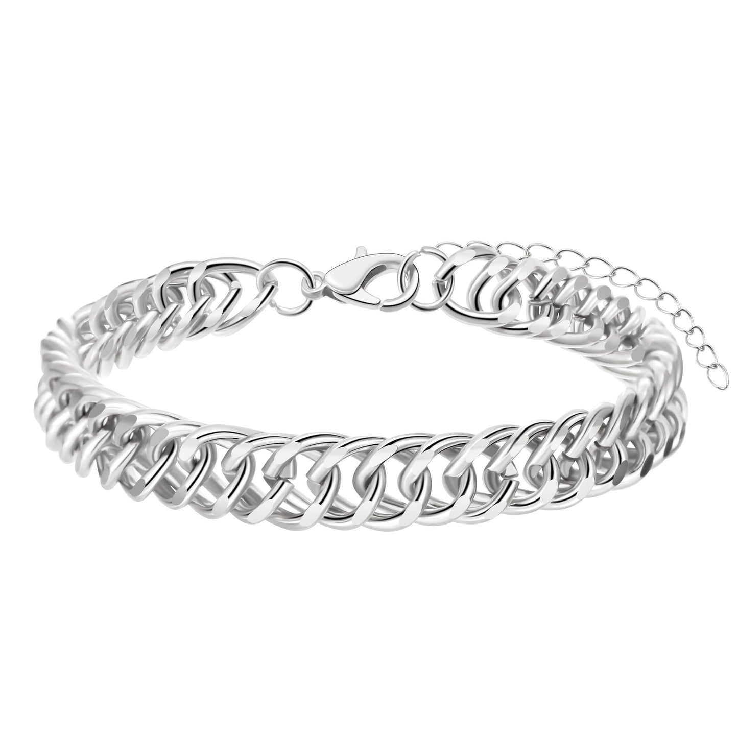 Minimalist Elegant Geometric Alloy Plated Bracelet for Women