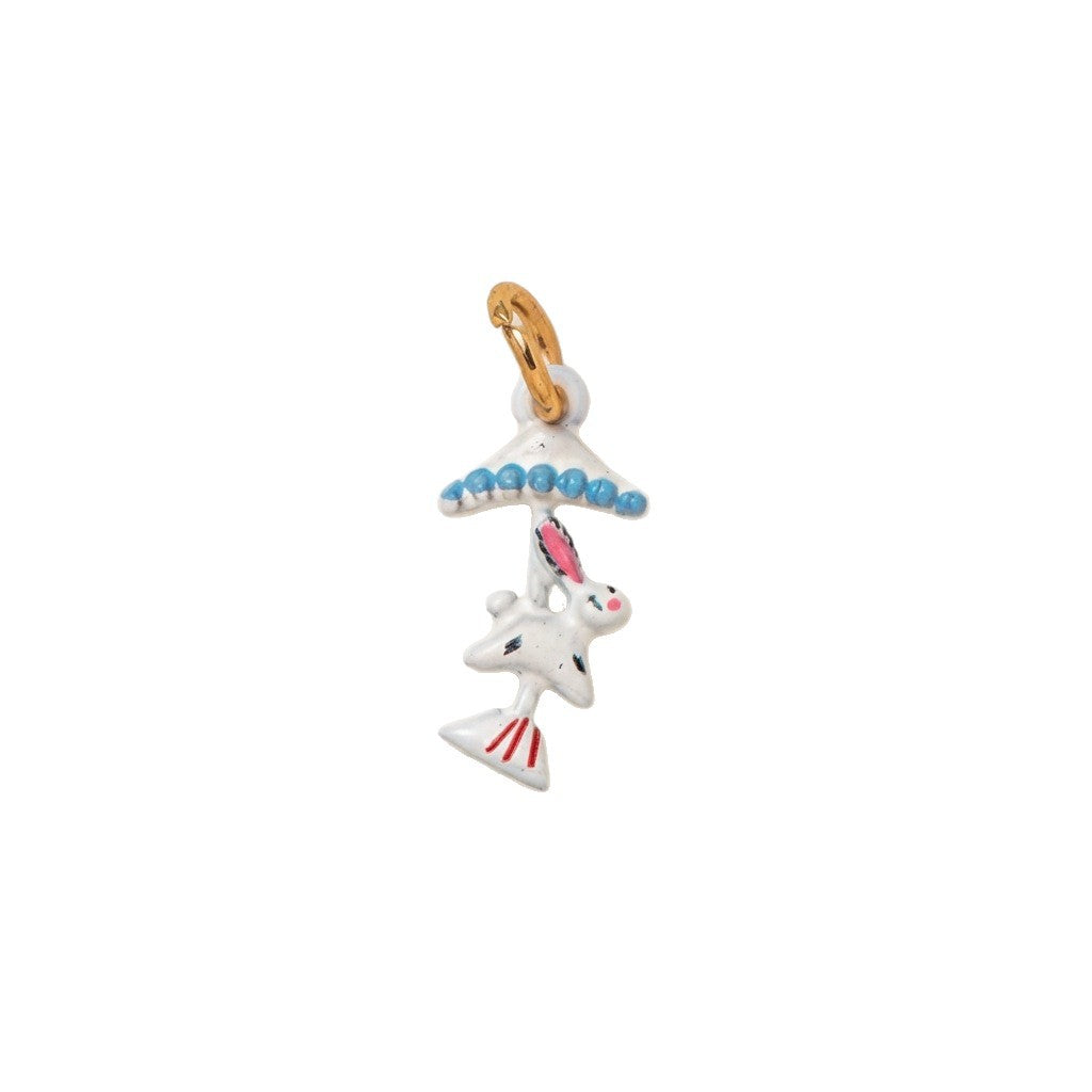Luxury Plated Brass Animal Charm Bar Necklace