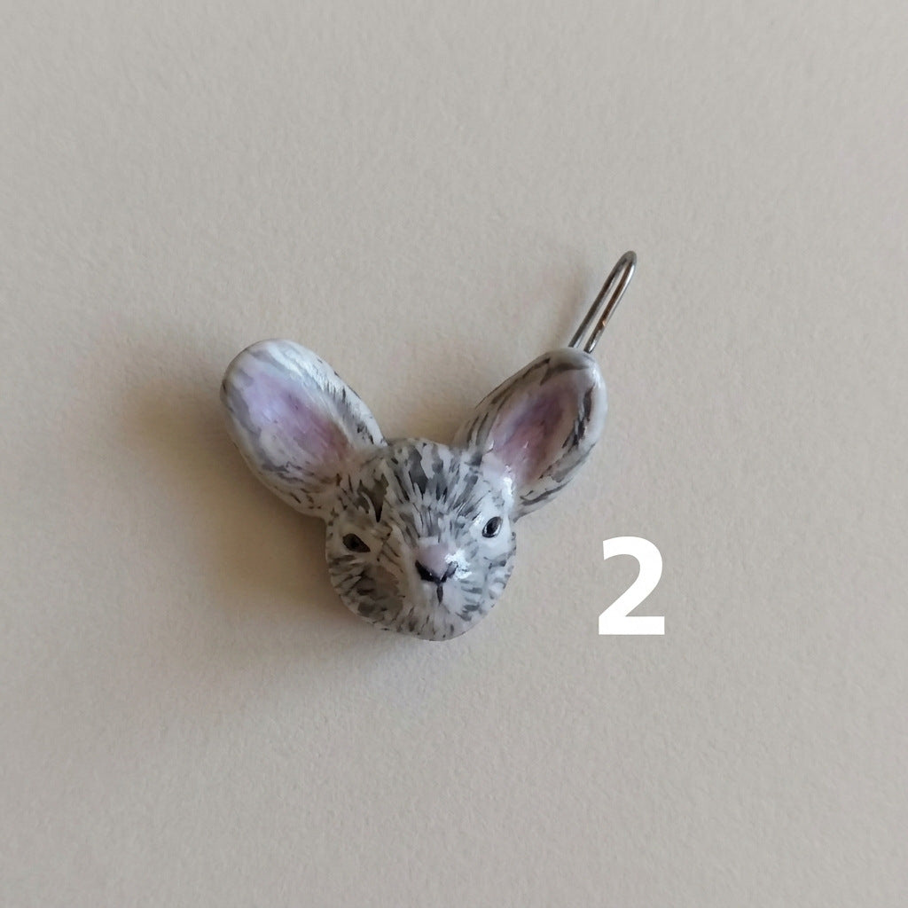 Vintage 18K Gold PVD Stainless Steel Animal Charm Bar