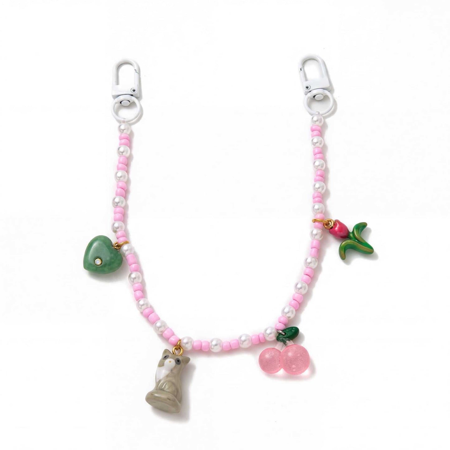 Sweet Colorful Acrylic Keychain with Food Patterns