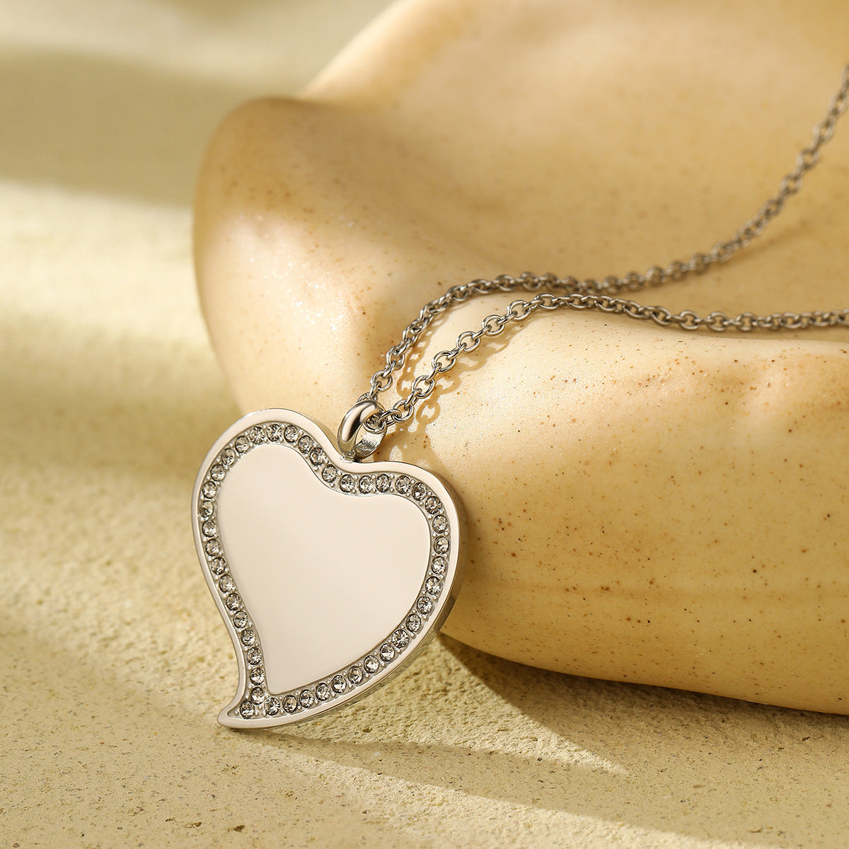 Collar colgante geométrico redondo minimalista para mujer, acero inoxidable con baño de oro, grabado personalizado, joyería de lujo versátil