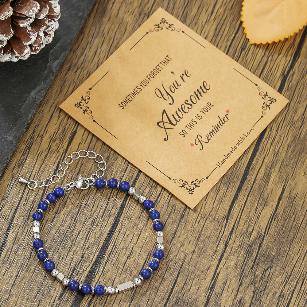 Bohemian Handmade Braided Friendship Bracelet with Colorful Letter Beads Heart and Pearl Charms