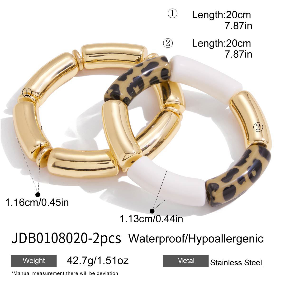 Bracciale minimalista in acciaio inossidabile placcato a forma di bambù da donna con un'elegante estetica autunno-inverno