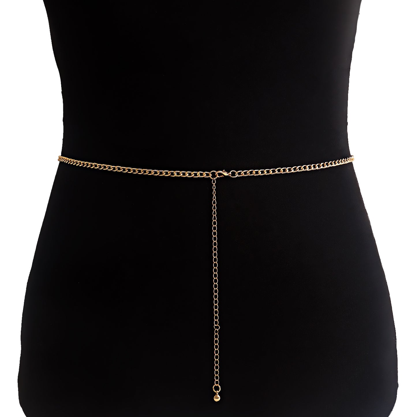 Punk Style Geometric Medallion Fringe Waist Chain for Women in Metal with Minimalist Sweet-Cool Aesthetic