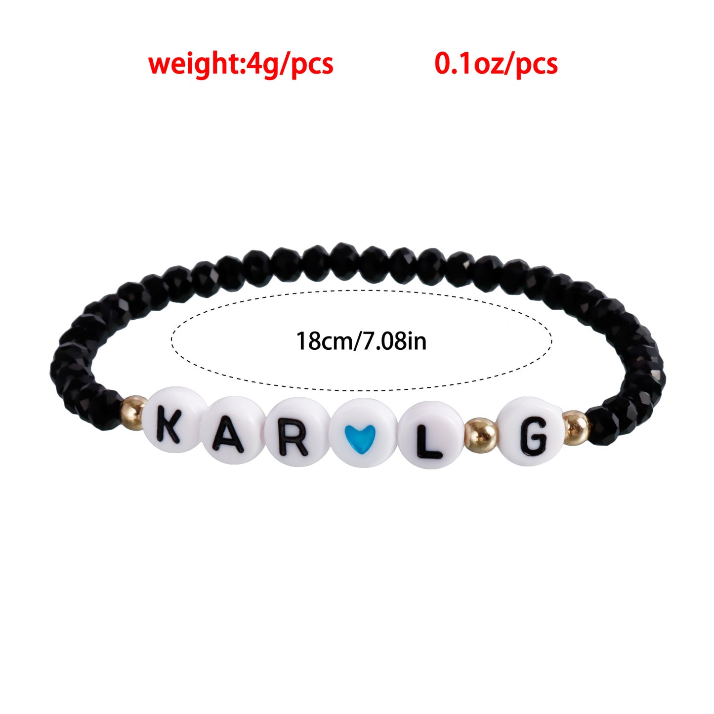 Conjunto de pulseras chapadas estilo geométrico con dijes de cristal y detalles de letras para mujeres y hombres