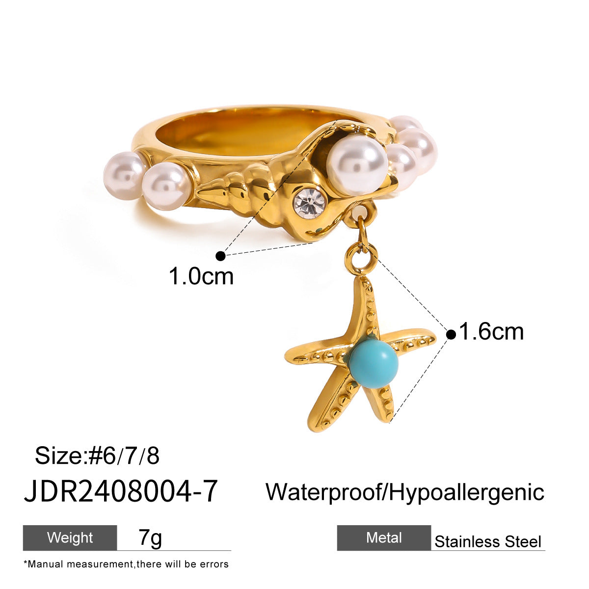 Anello da Donna Geometrico Placcato in Acciaio Inossidabile con Zirconi, Gioielli Minimalisti e di Tendenza