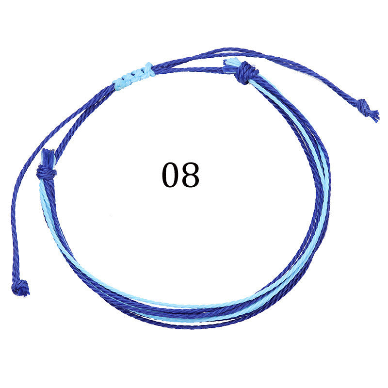 Handmade Braided Heart Nylon Friendship Bracelet Unisex