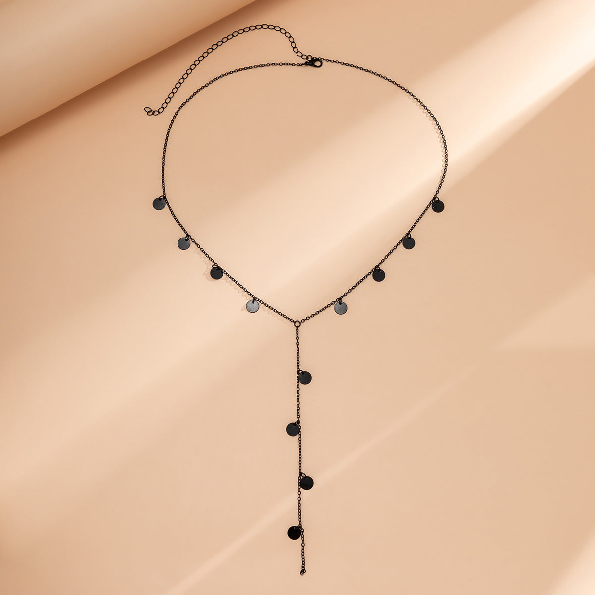 Minimalist Sweet Star Heart Rhinestone Alloy Pendant Plated Brass Curb Chain Layered Necklace for Women