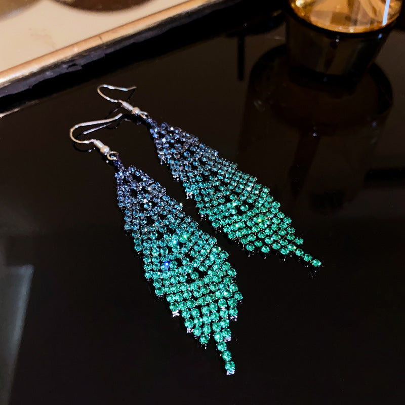 Eleganti Orecchini Pendenti Floreali con Perle e Strass in Argento 925, Stile Lusso Artigianale da Donna