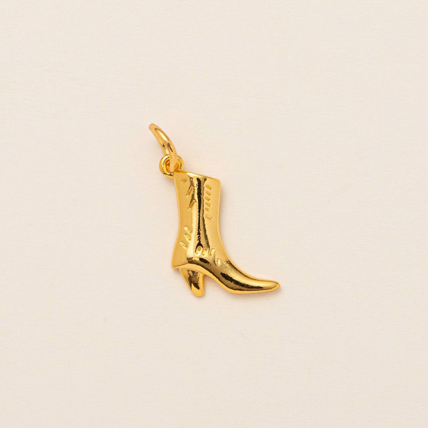 Sweet Vintage Heart Star Design Plated Brass Shoe Lace Chain Charm