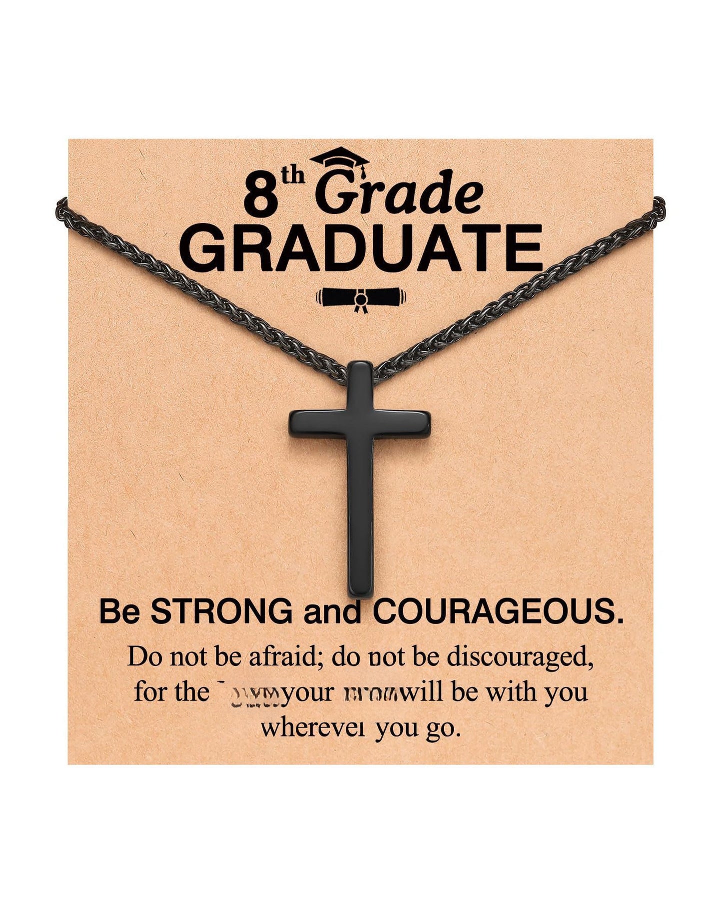 Streetwear Stainless Steel Plated Cross Pendant Necklace Snake Chain Unisex