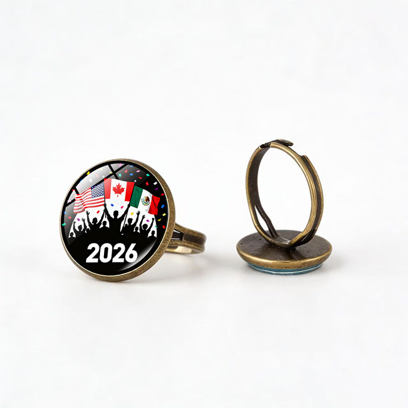 Sporty Geometric Alloy Plated Ring Unisex Fashion Jewelry
