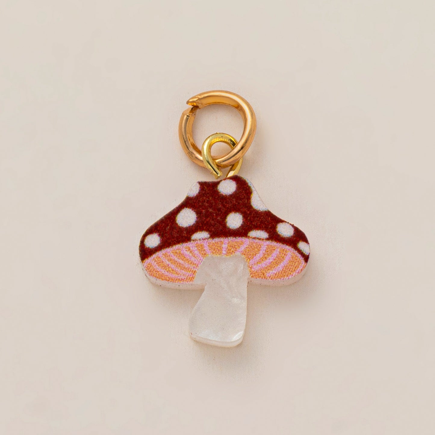 Vintage 18K Gold Plated Brass DIY Charm Bar Pendant
