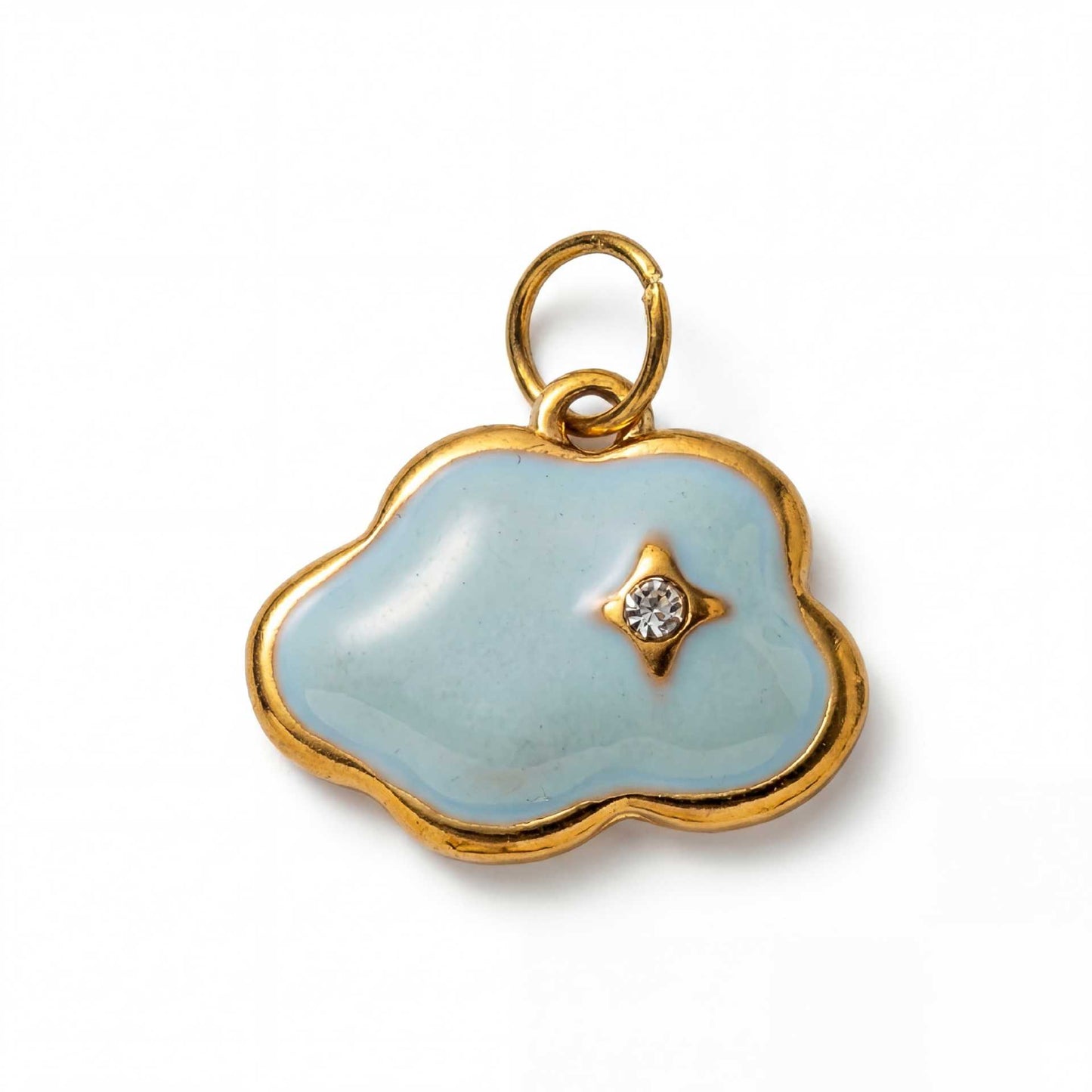 Vintage PVD 18K Gold Plated Stainless Steel Animal Charm Bar