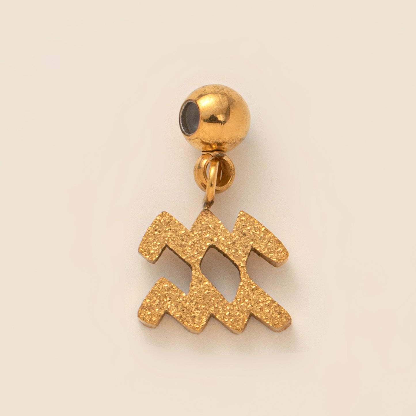 Zodiac Pattern Stainless Steel PVD Pendant