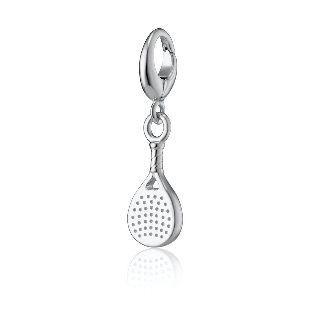 Vintage 18K Gold Plated Stainless Steel Floral Pendant Charm Bar for Women