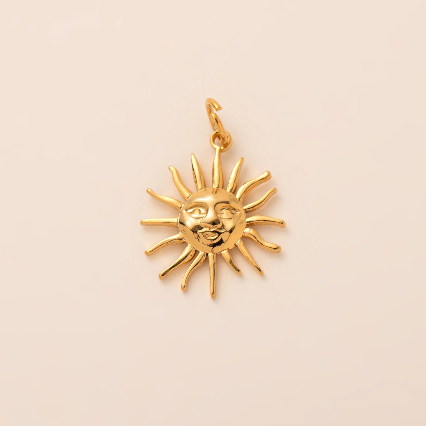 Vintage Stainless Steel PVD Gold Plated Moon Star Charm Bar Necklace Ball Chain Unisex