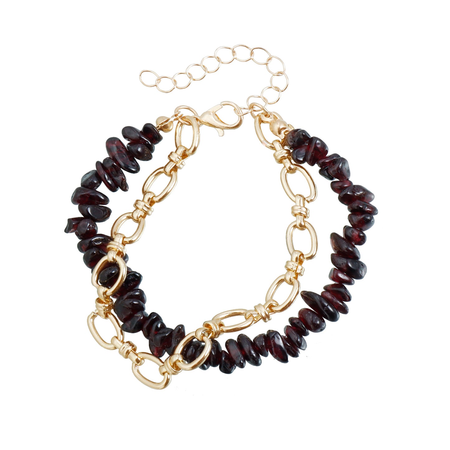 Sweet Streetwear Geometric Teardrop Alloy Plated Y-Necklace with Beads and Tassels