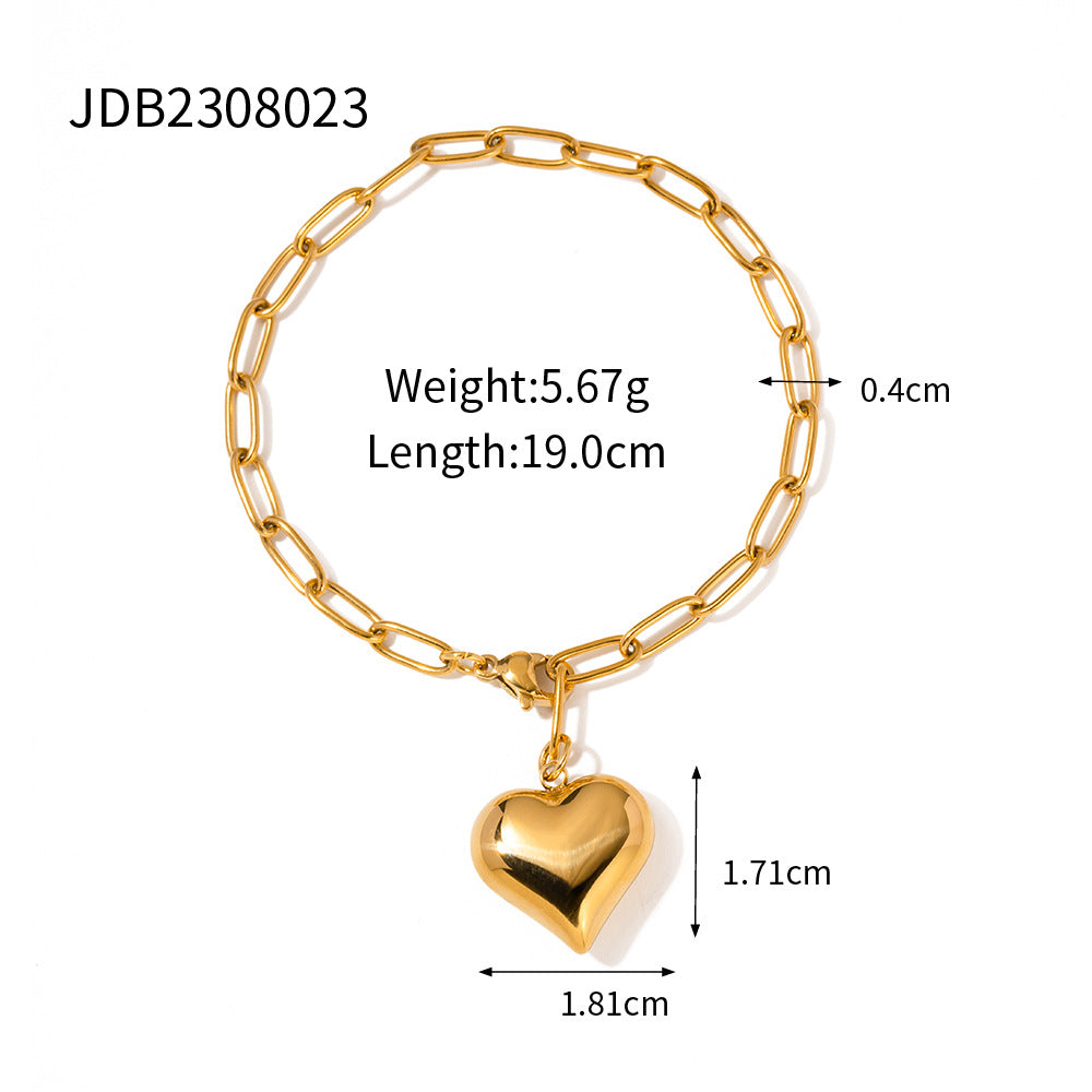 Bracciale Minimalista a Forma di Sole in Acciaio Inossidabile con Finitura Placcata da Donna, Gioiello di Lusso Leggero