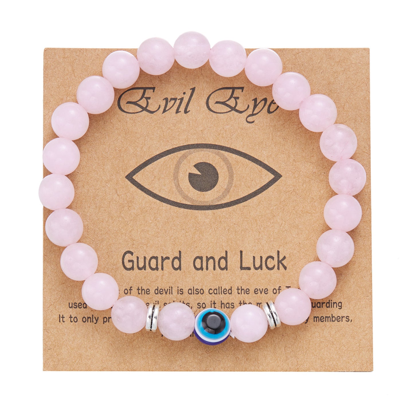Casual Unisex Evil Eye Beaded Bracelet with Alloy and Resin Glass Beads