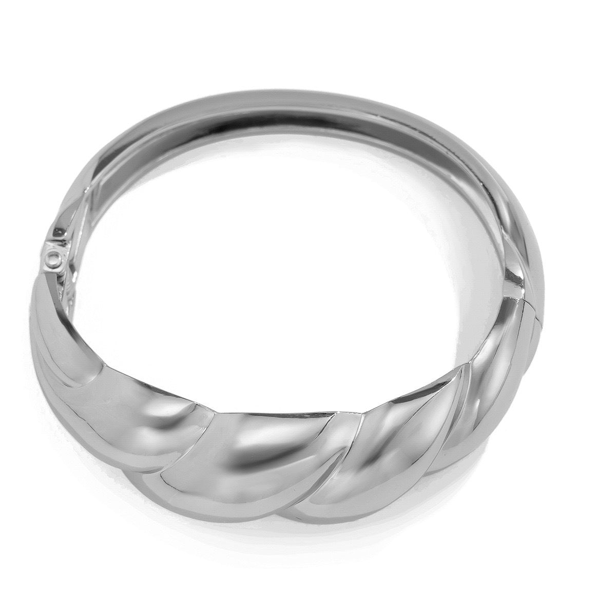 Fashion Polished Plated Geometric Teardrop Cuff Bracelet for Women