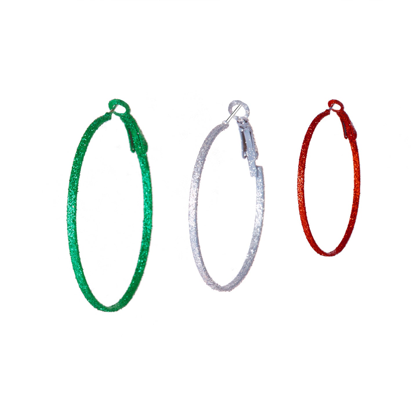 Pendientes de Aro en Espiral Geométrica de Aleación con Acabado Galvanizado para Mujer, Joyería de Moda para las Fiestas Navideñas