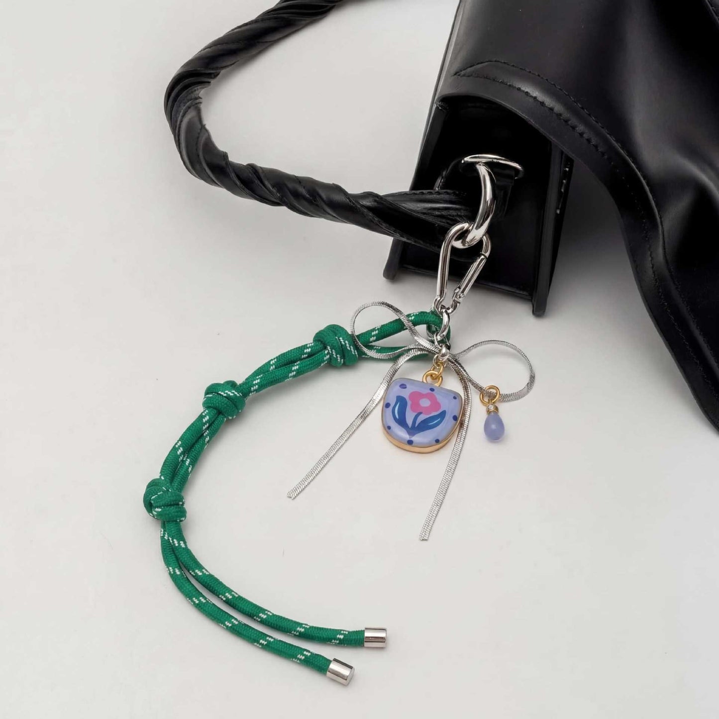 Minimalist Plated Alloy Pearl Charm Bar
