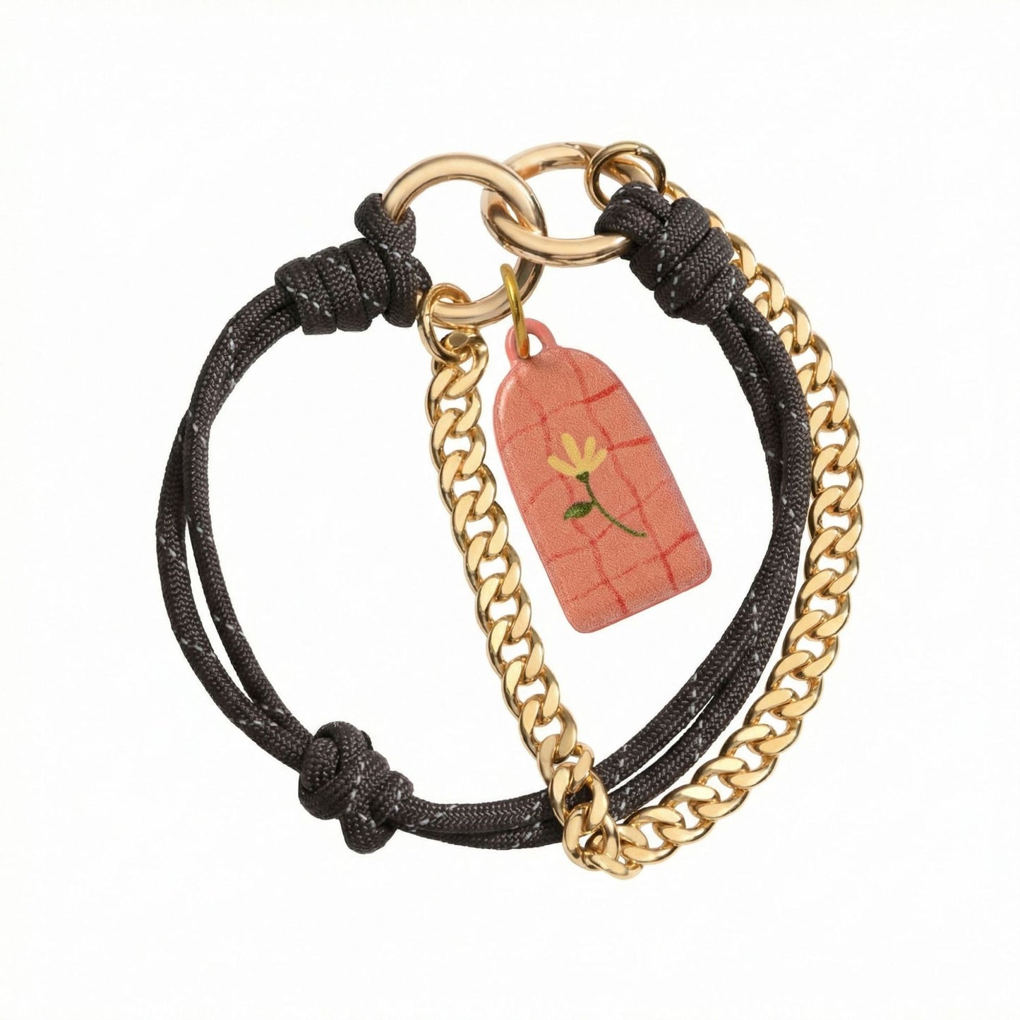 Sweet Floral Plated Alloy DIY Charm Bar Bag Pendant Keychain