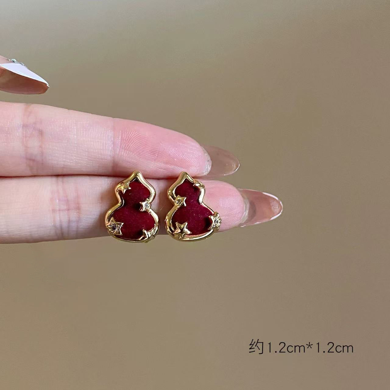 Retro Minimalist Geometric Resin Earrings with Zirconia Accents and 925 Silver Posts for Women