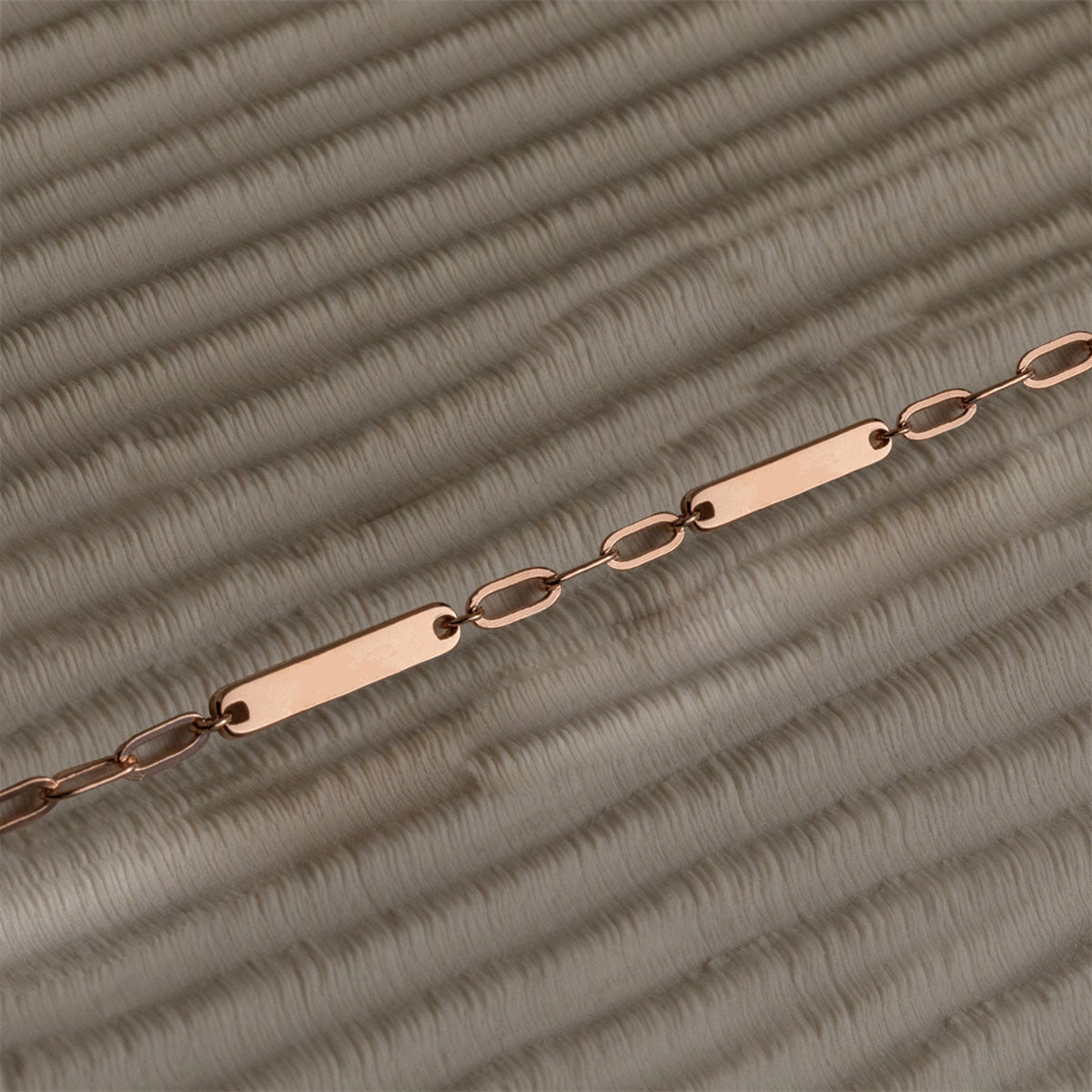 Geometric Letter Stainless Steel Plated Charm Bar Necklace Unisex