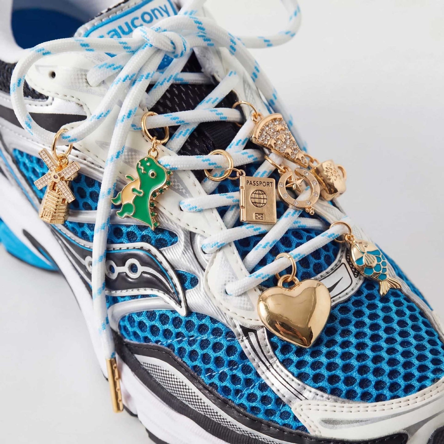 Gold Plated Brass Animal Charm Bar for DIY Shoes and Cup Accessories