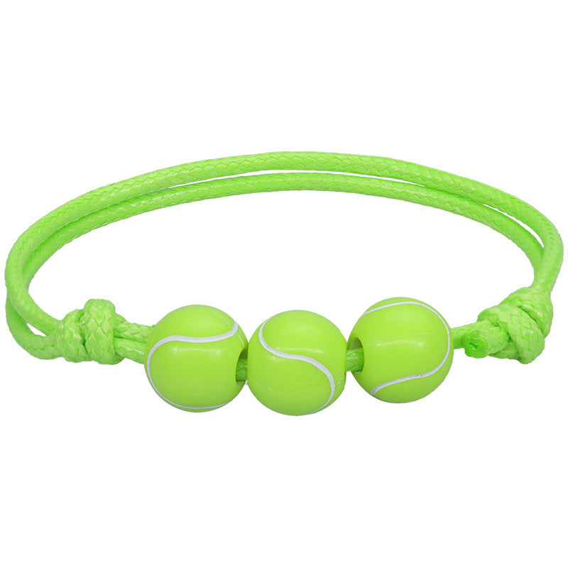 Sporty Unisex Resin Braided Bracelet