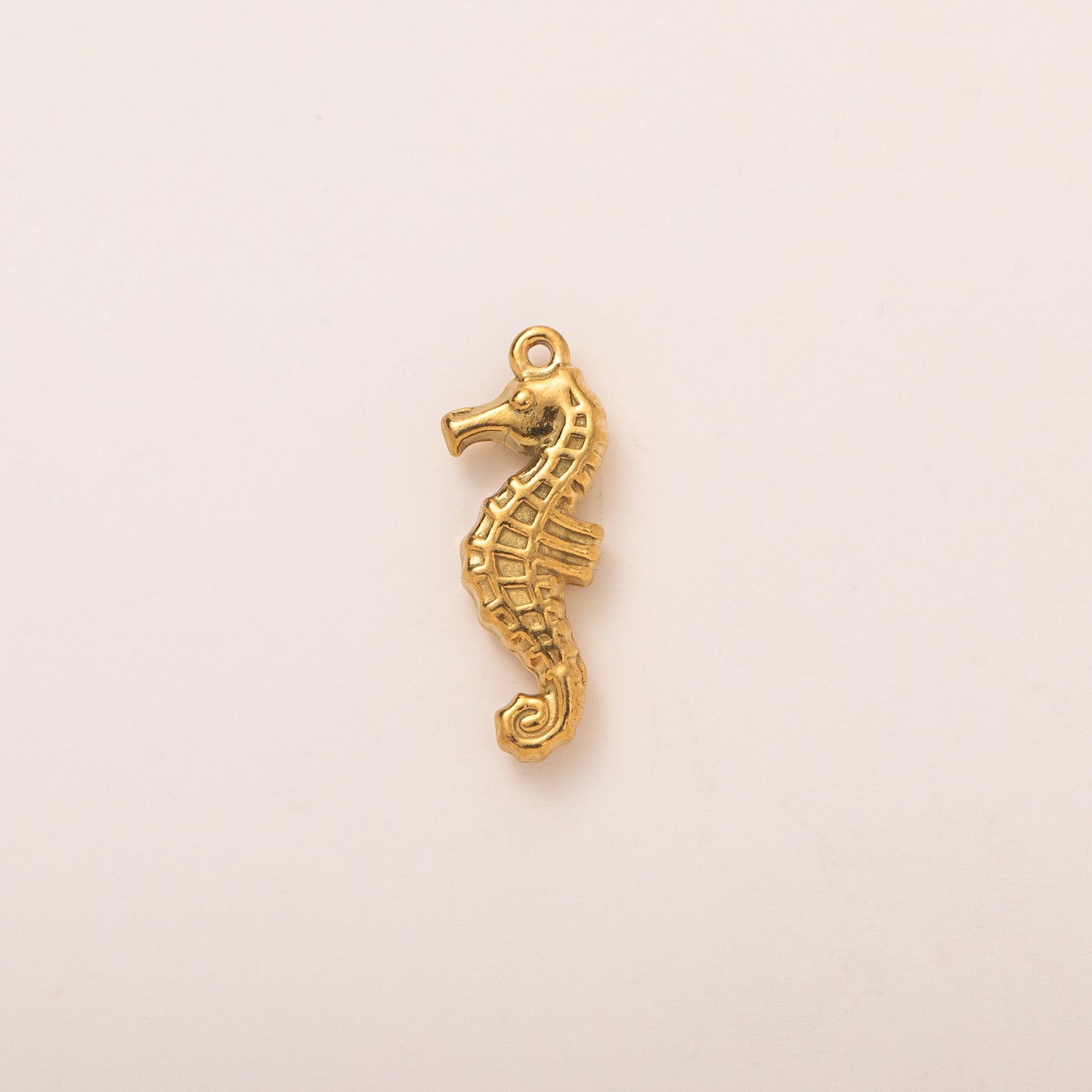 Vintage 18K Gold Plated PVD Stainless Steel Geometric Ocean Series Charm Bar