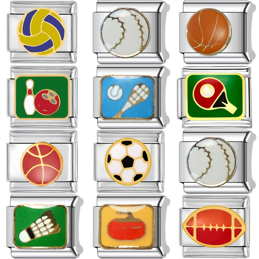 Personalized Stainless Steel Plated Modular Sports Bracelet for Men and Women