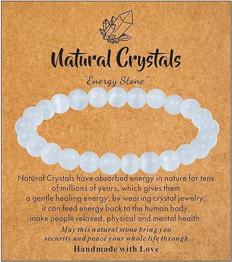 8mm Natural Turquoise Round Bead Stretch Bracelet Unisex Geometric Handmade Jewelry