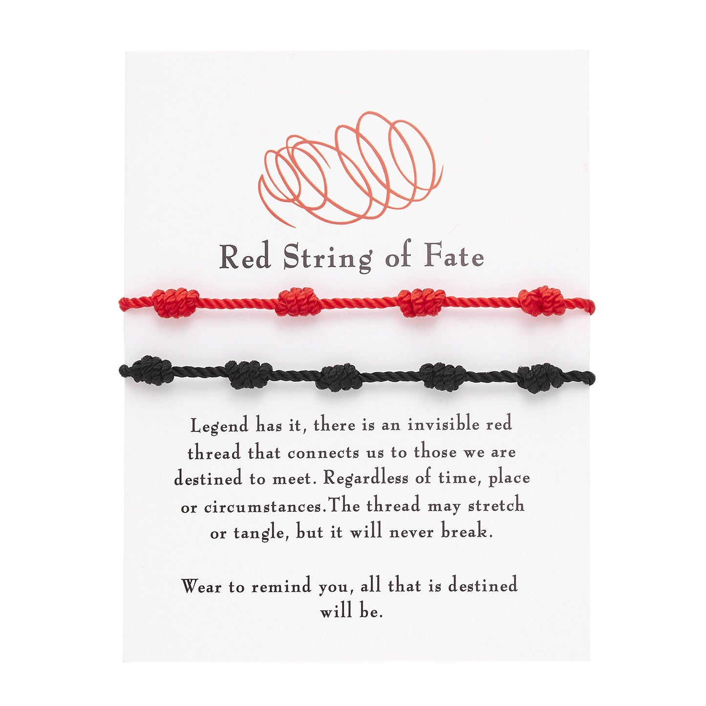 Fashion Elegant Handmade Bow Red Rope Adjustable Friendship Bracelet for Unisex