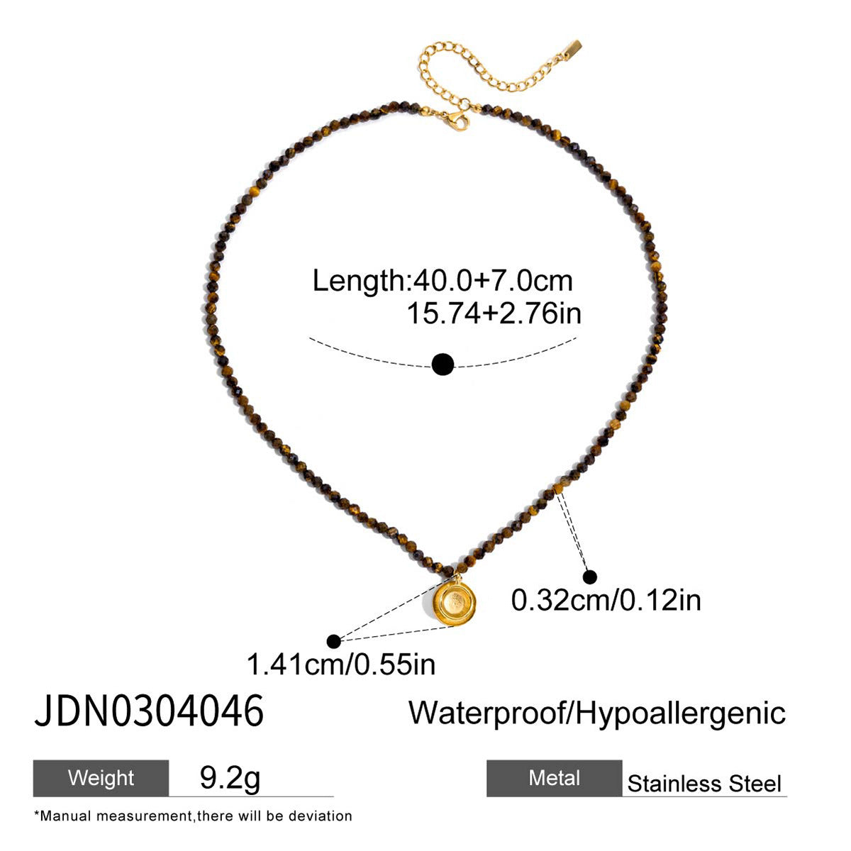 Collana geometrica placcata in acciaio al titanio da donna con motivo a granchio, catena minimalista stile a strati per clavicola