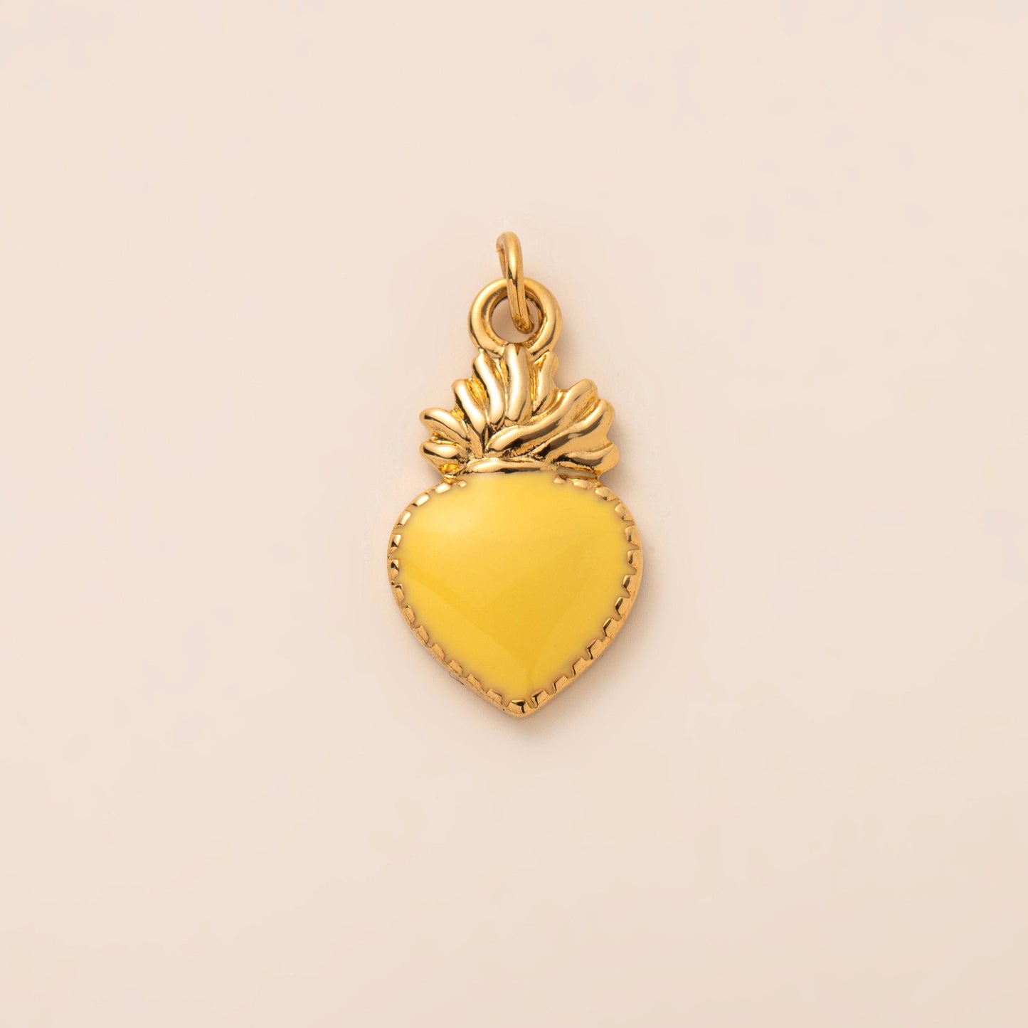 Vintage Gradient Heart Rhinestone Plated Stainless Steel Charm Bar Pendant