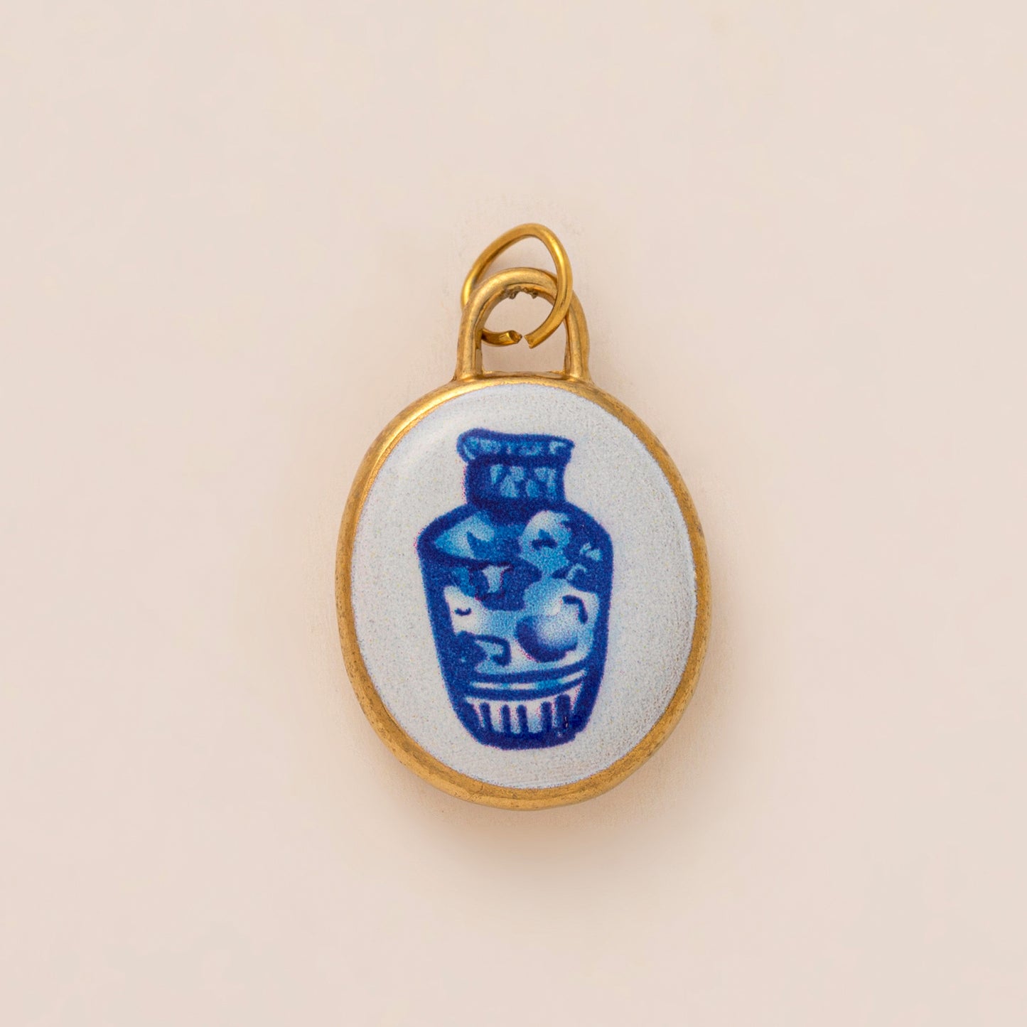 Sweet Printed House Shape Stainless Steel 18K Gold Plated PVD DIY Charm Bar