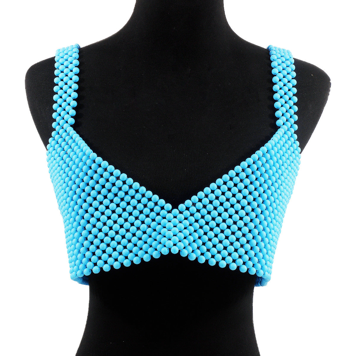 Sweet and Edgy Geometric Acrylic Body Chain for Women with Handcrafted Detail
