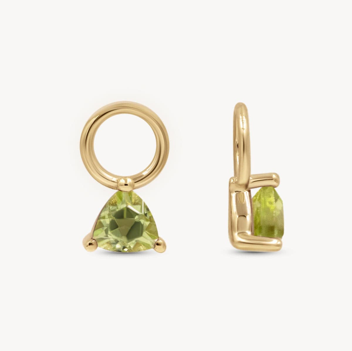 Vintage Geometric 18K Gold Plated Brass Pendant Charm Bar for Women