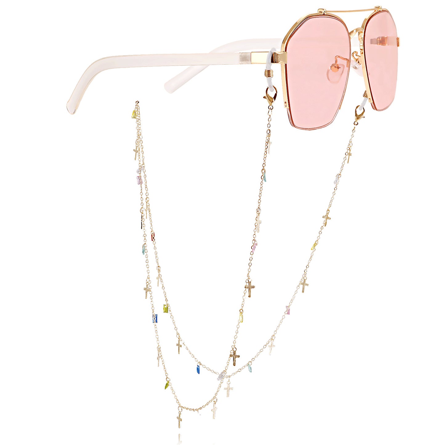 Alloy Anti-Slip Mask Chain and Eyeglass Holder Strap