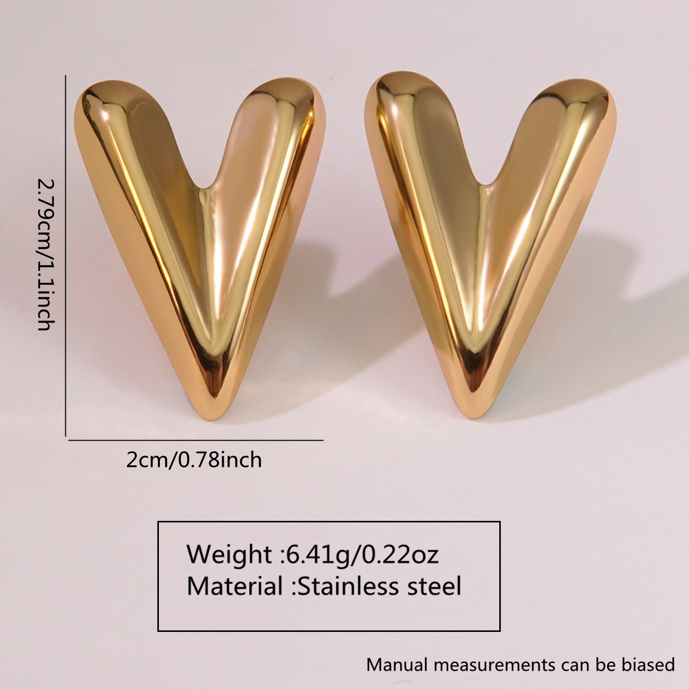 Elegant Gold Plated Stainless Steel Leaf Earrings for Women